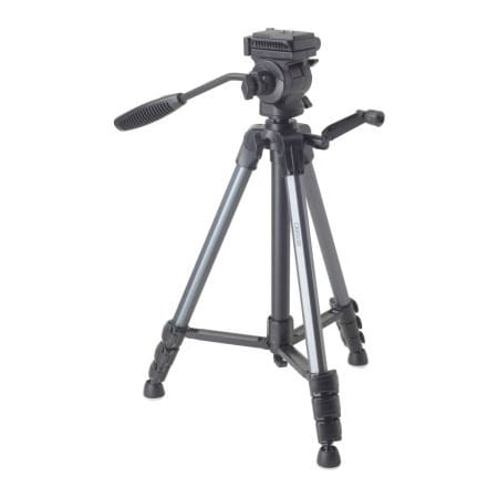 Carson Optical The Rock Series 57.6'' 3-Way Fluid Panhead Full Sized 4-Section Tripod TR-200